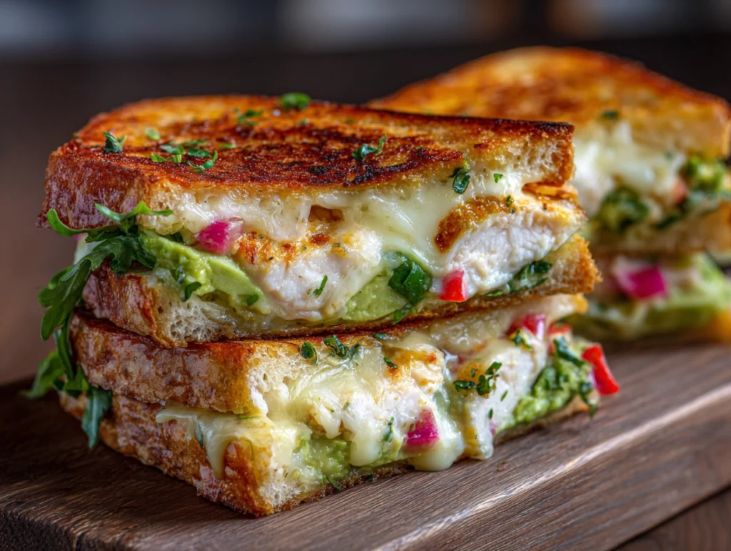 Chicken Avocado Melt Sandwich