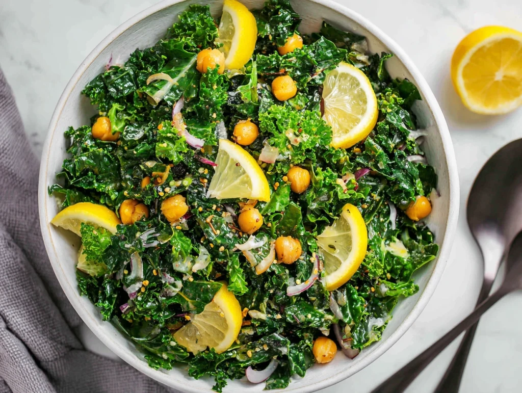 Kale Salad with Lemon Dressing