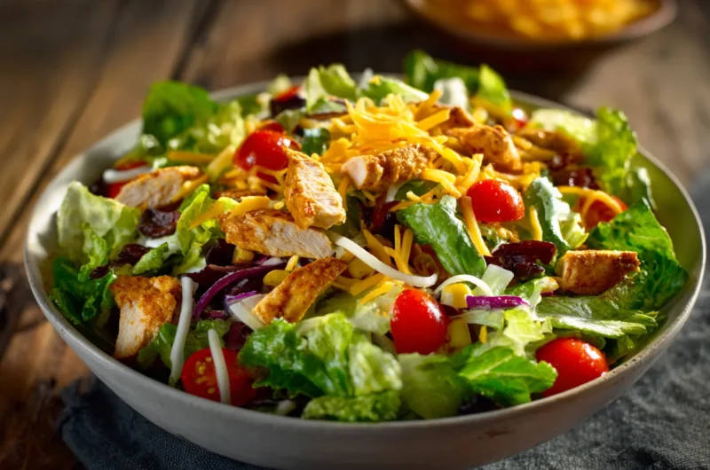 Southwest Chipotle Salad Recipe Fresh Flavorful