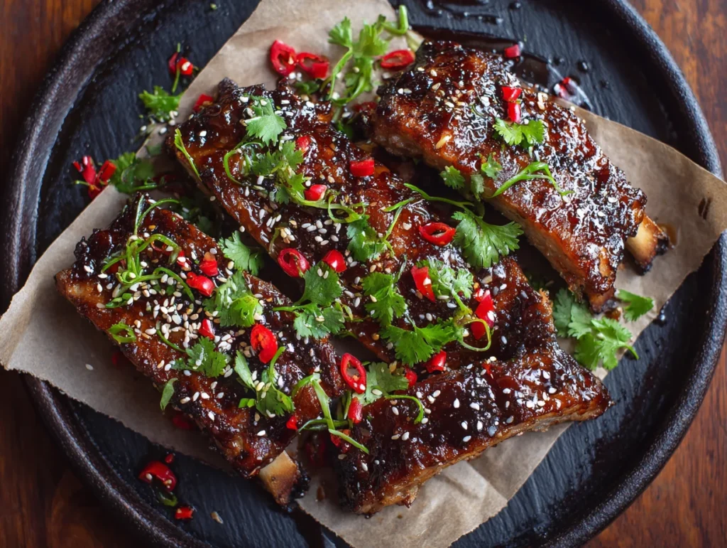 Sticky Asian Baked Pork Ribs