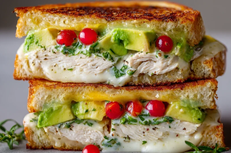 Chicken Avocado Melt Sandwich Recipe