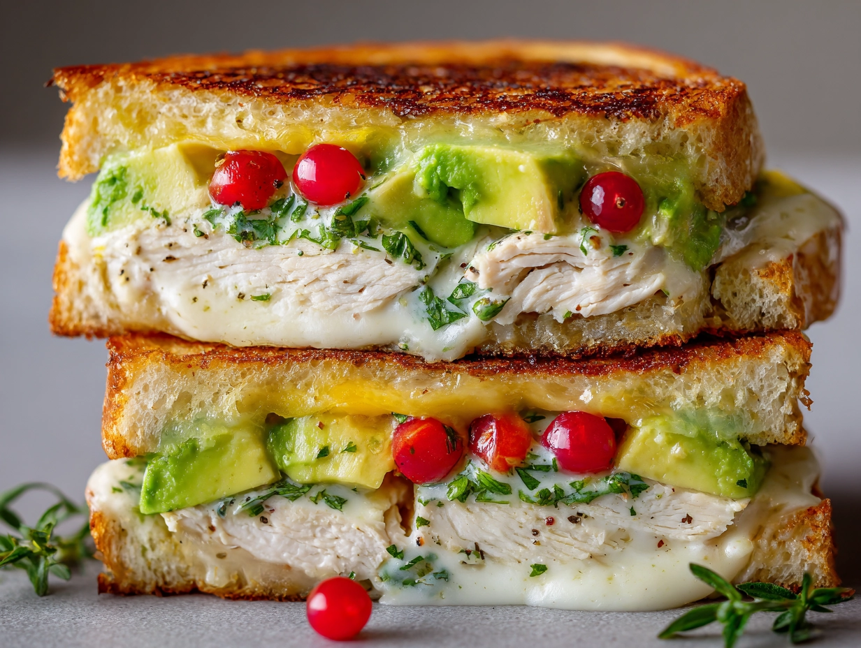 Chicken Avocado Melt Sandwich
