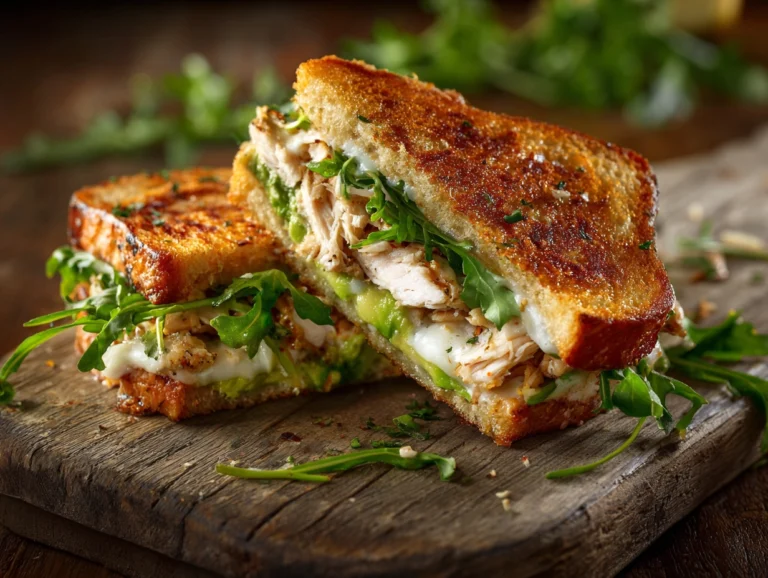Chicken Avocado Melt Sandwich