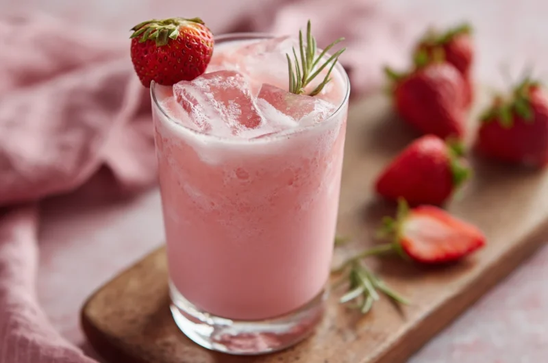 Creamy Strawberry Agua Fresca Recipe