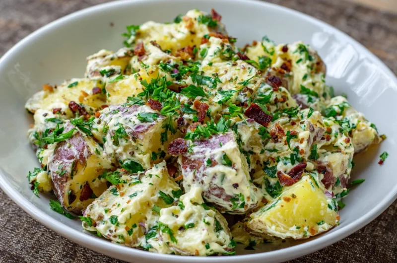 Crispy Smashed Potato Salad Recipe