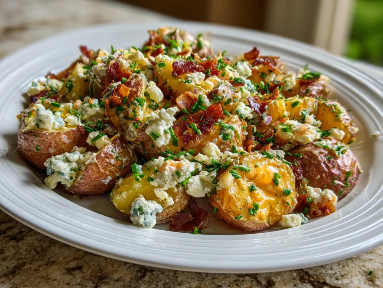 Crispy Smashed Potato Salad