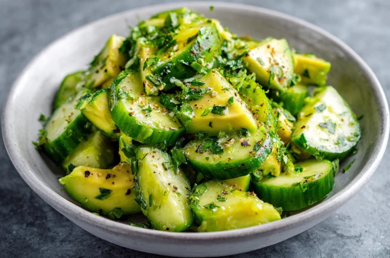 Cucumber Avocado Salad Recipe