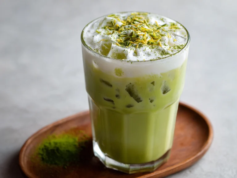 Iced Mango Matcha Latte Recipe
