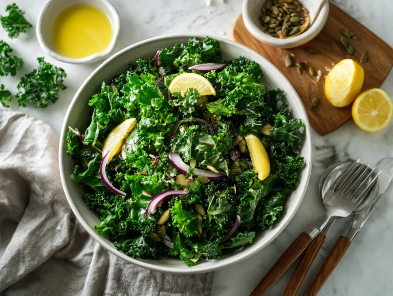 Kale Salad with Lemon Dressing