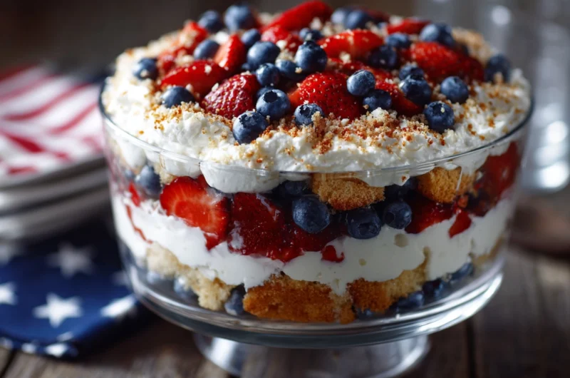 Patriotic Berry Trifle Recipe