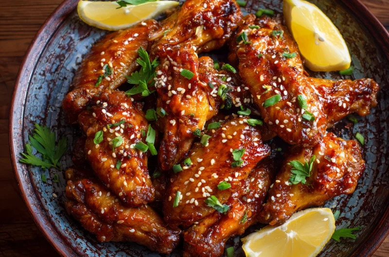 Honey Garlic Wings (Air Fryer) Recipe