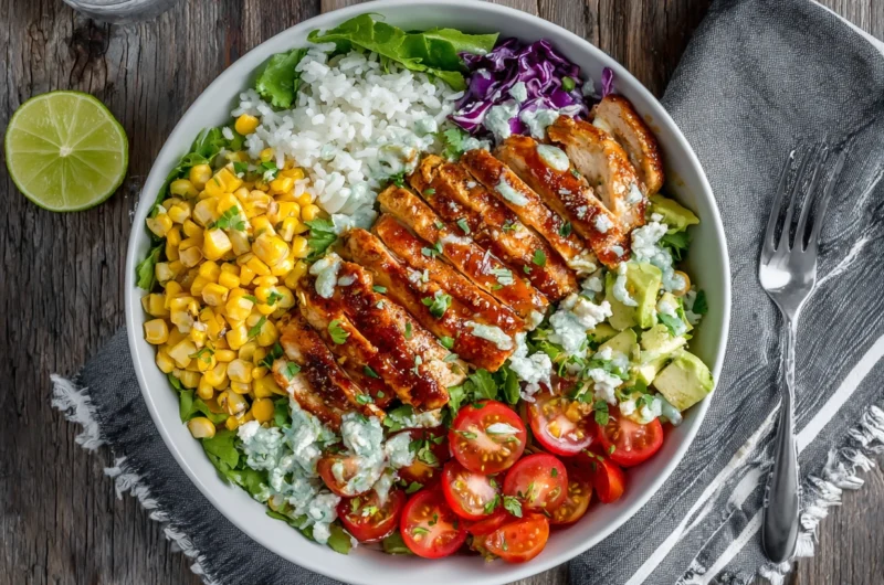 Corn Chicken Rice Bowl Recipe
