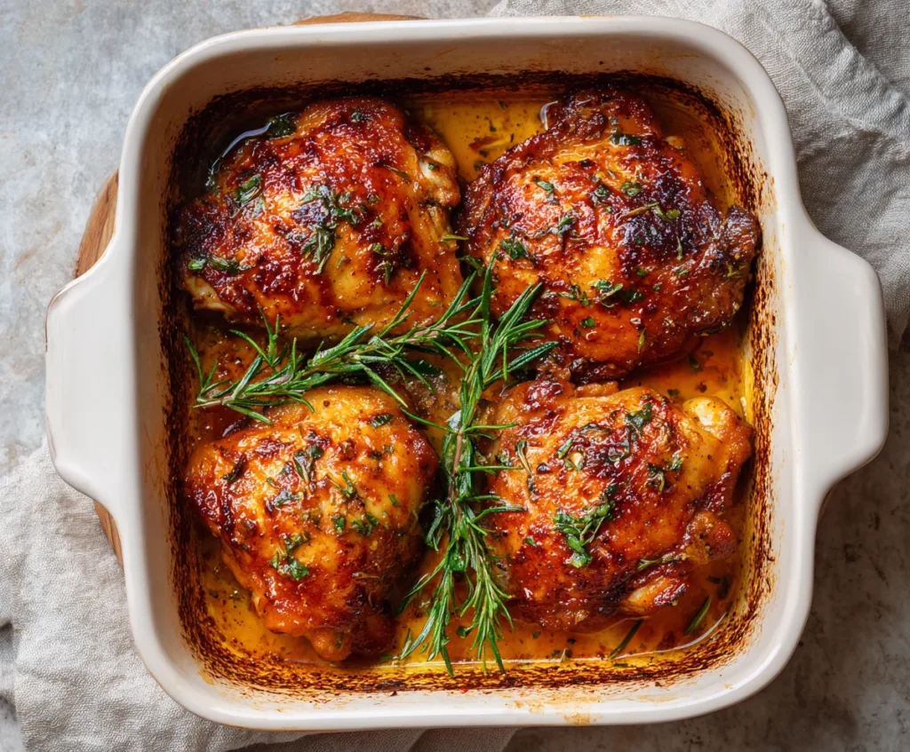 Baked Chicken Thighs