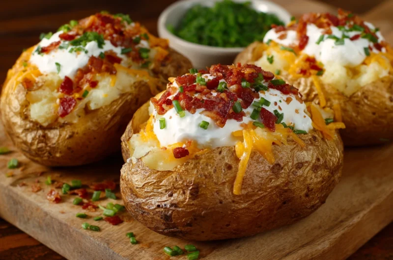 Baked Potatoes in the Oven Recipe