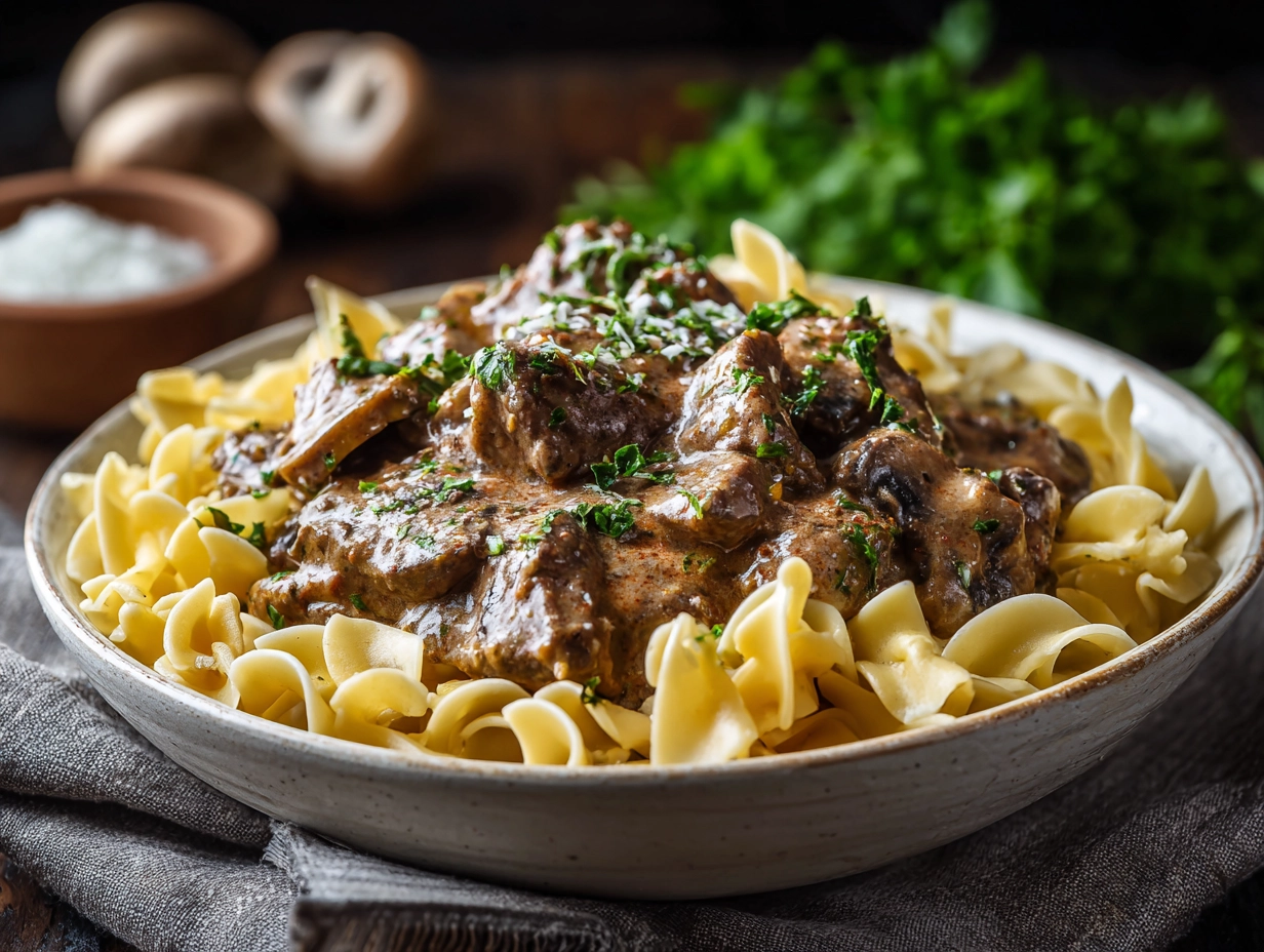 Beef Stroganoff