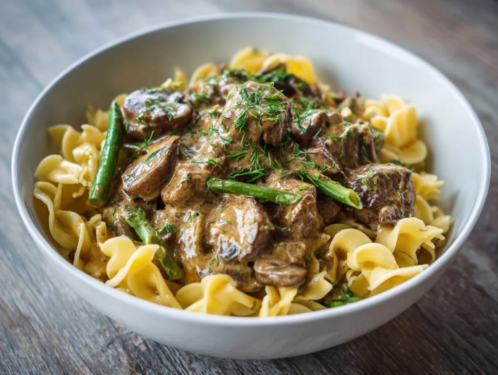 Beef Stroganoff