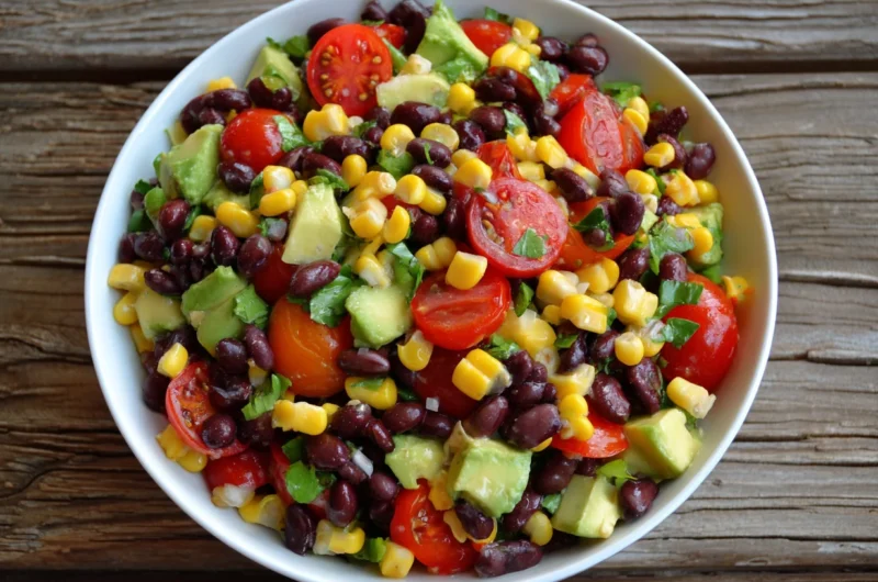 Black Bean Corn Salad Recipe Fresh Easy Delicious