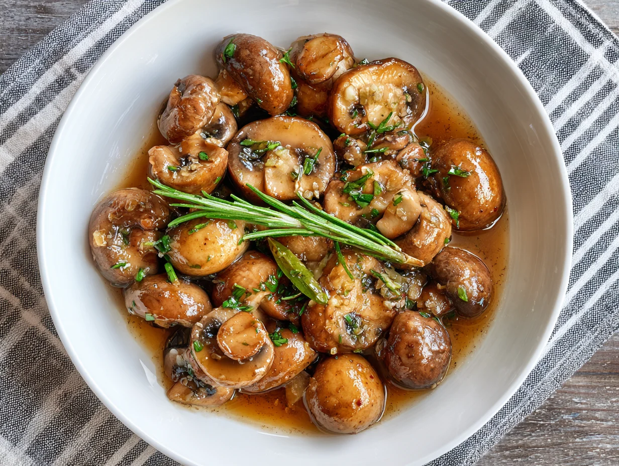Buttery Garlic Mushrooms