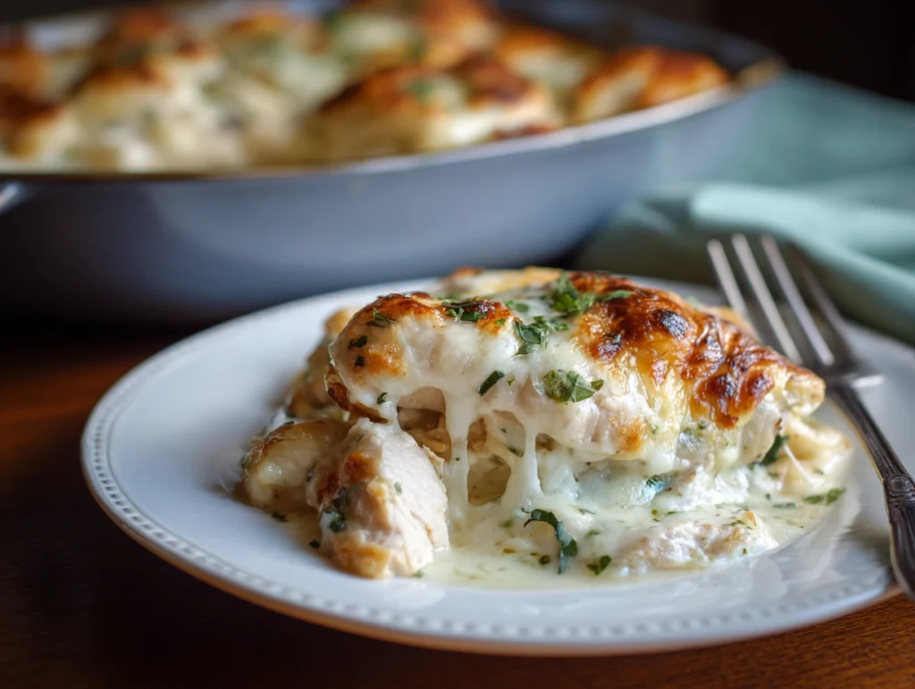 Chicken Alfredo Bake Recipe