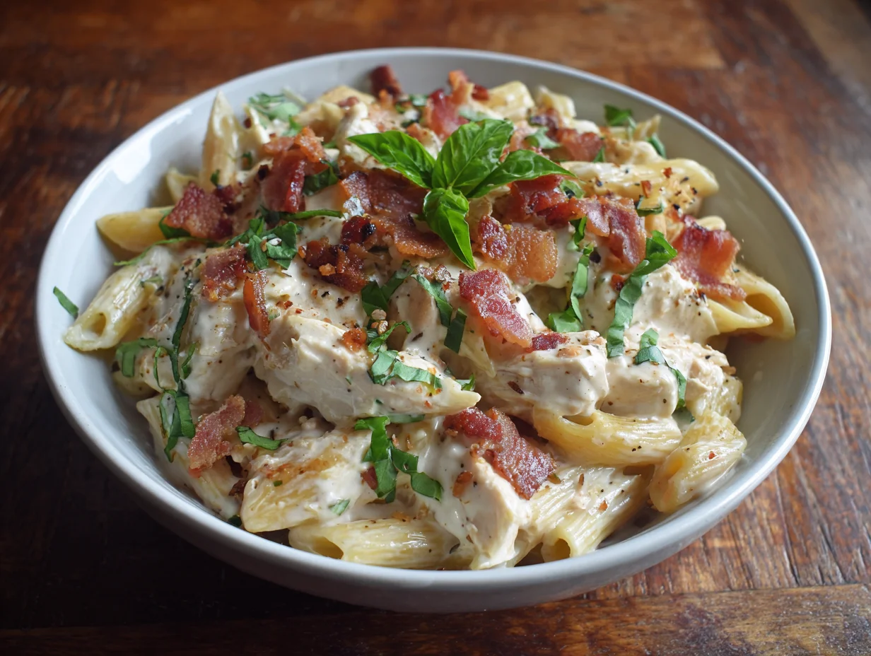 Chicken Bacon Ranch Pasta