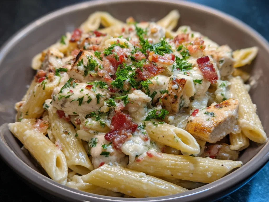 Chicken Bacon Ranch Pasta