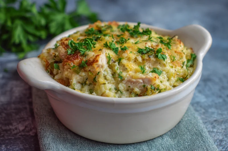 Chicken Cauliflower Rice Casserole Recipe
