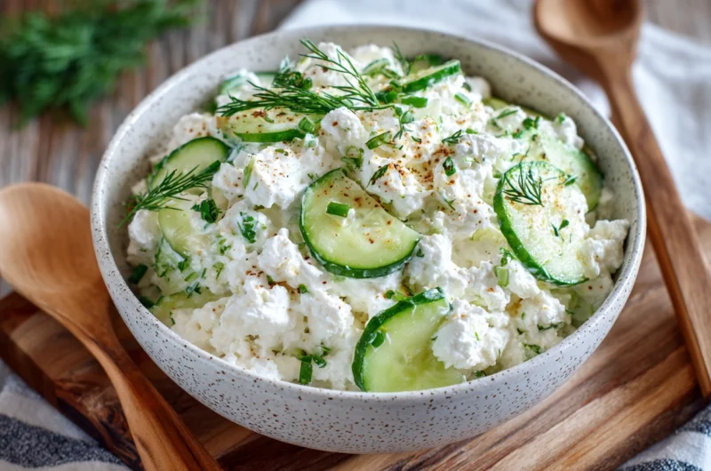 Greek Cottage Cheese Salad Recipe Fresh Easy
