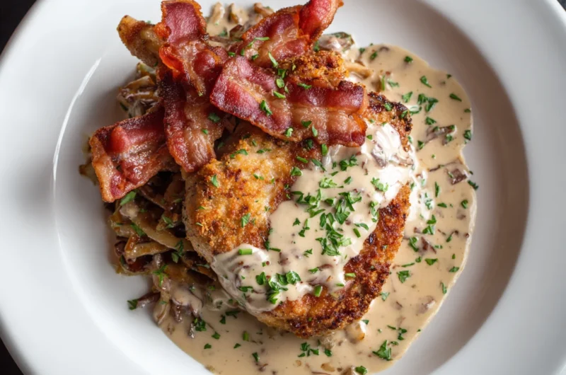 Country Fried Pork Chops with Bacon Gravy Recipe