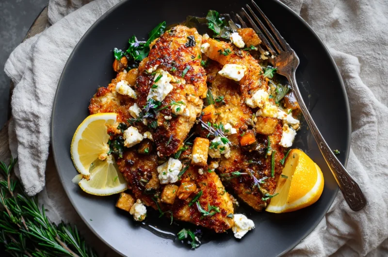 Crispy Hot Honey Feta Chicken Recipe