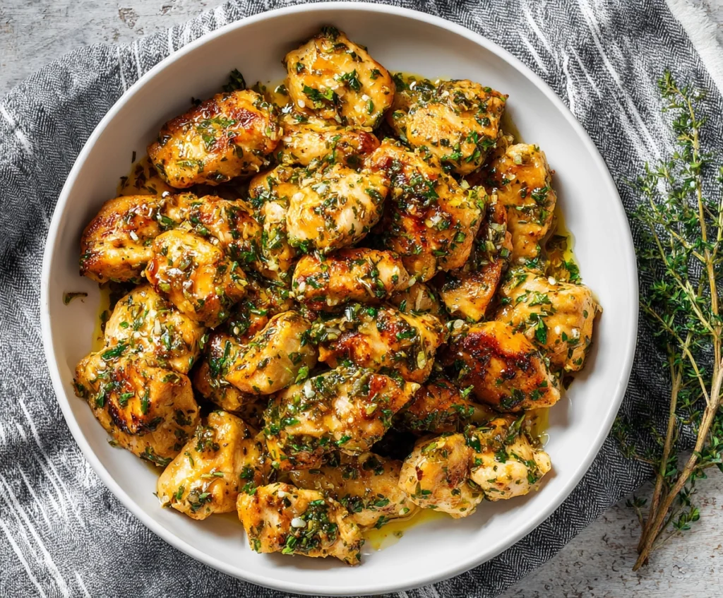 Garlic Butter Chicken Bites