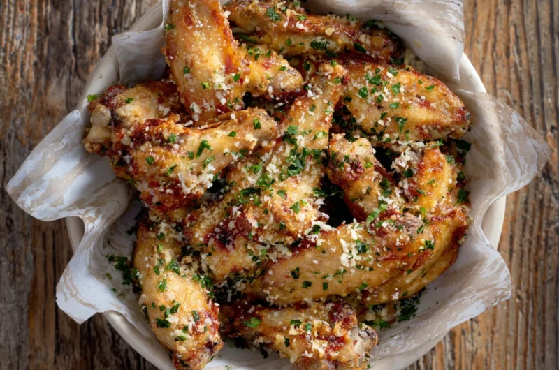Garlic Parmesan Wings (Crispy & Flavorful) Recipe