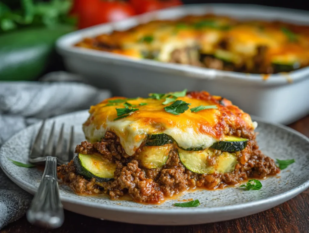 Ground Beef Zucchini Casserole