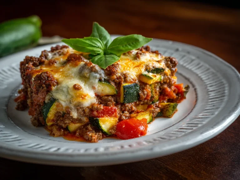 Ground Beef Zucchini Casserole