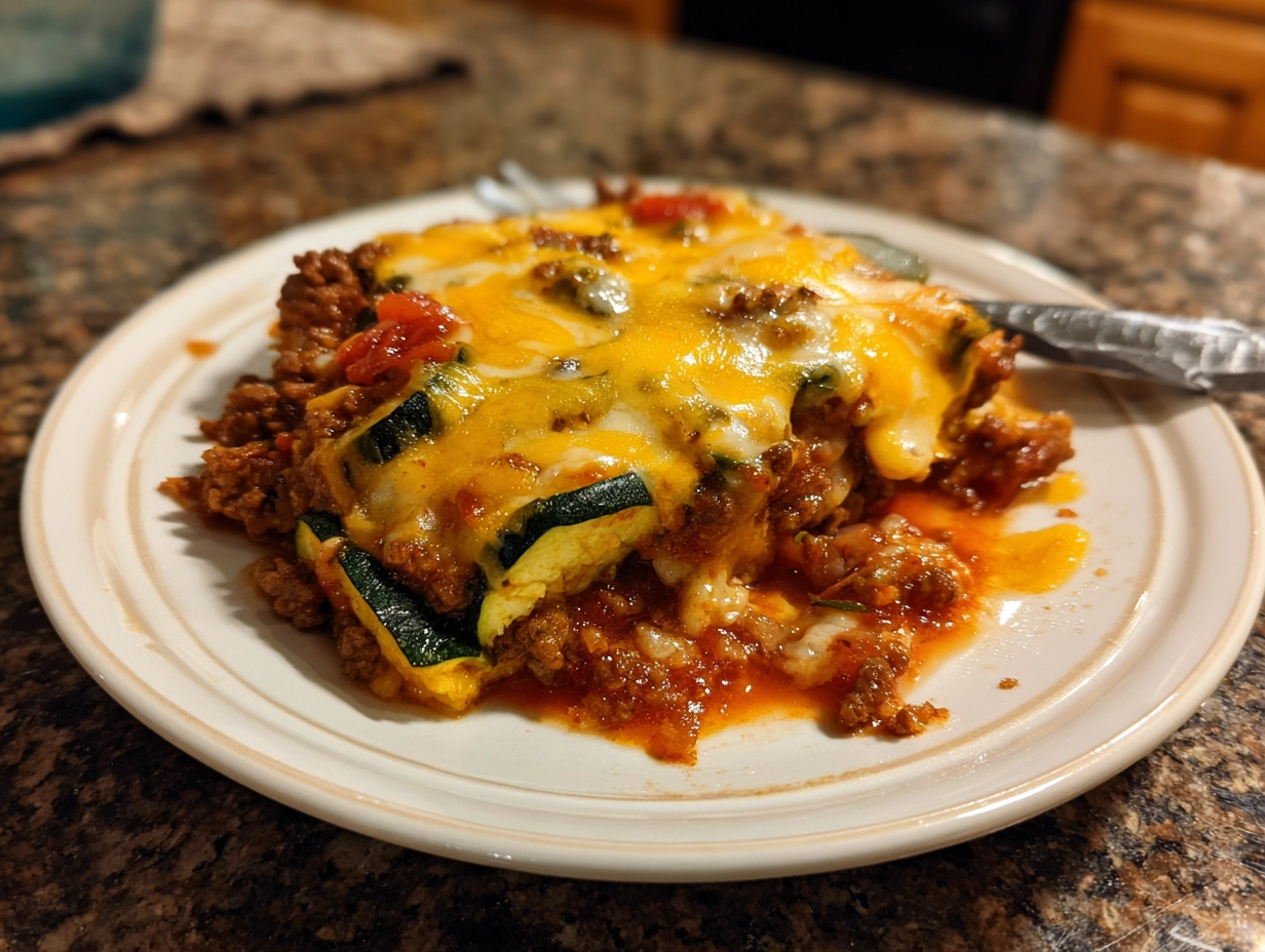 Ground Beef Zucchini Casserole