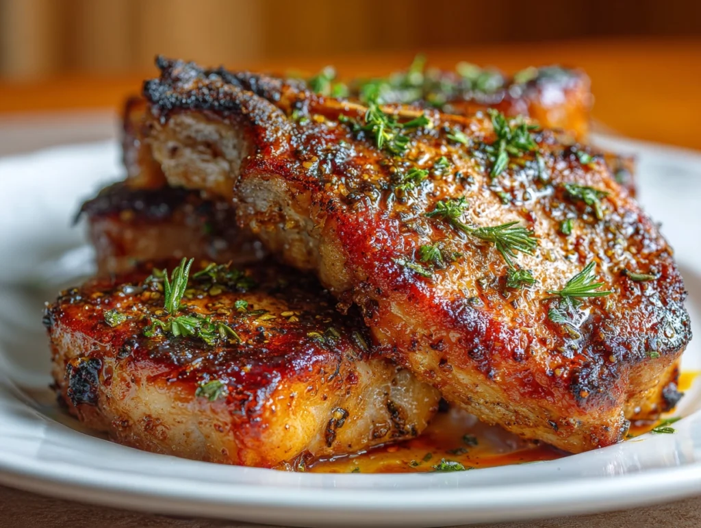 Juicy Baked Pork Chops