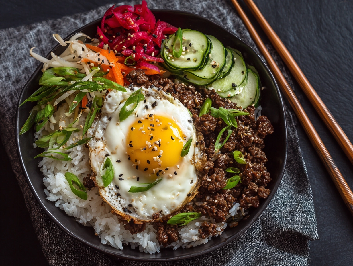 Korean Ground Beef Bowl