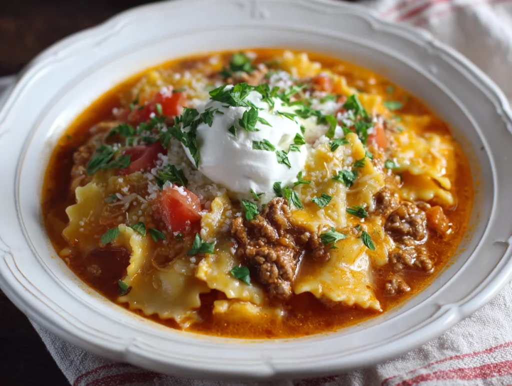 Lasagna Soup