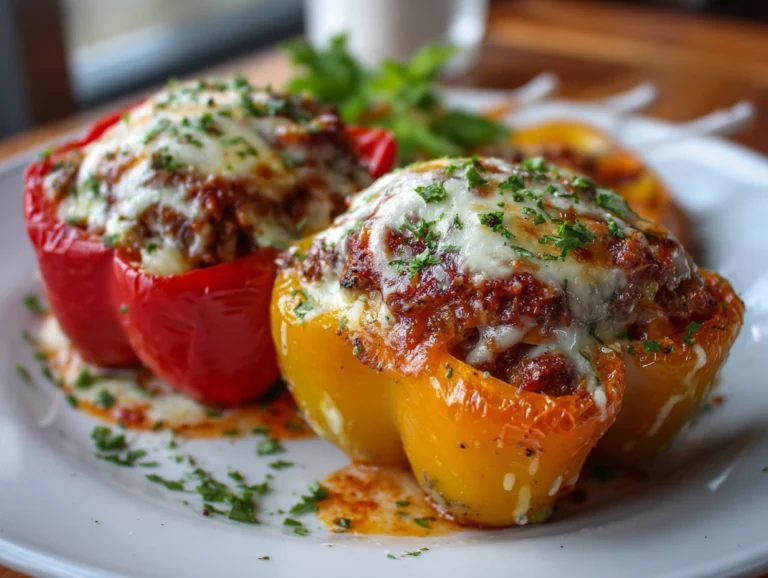 Lasagna Stuffed Peppers