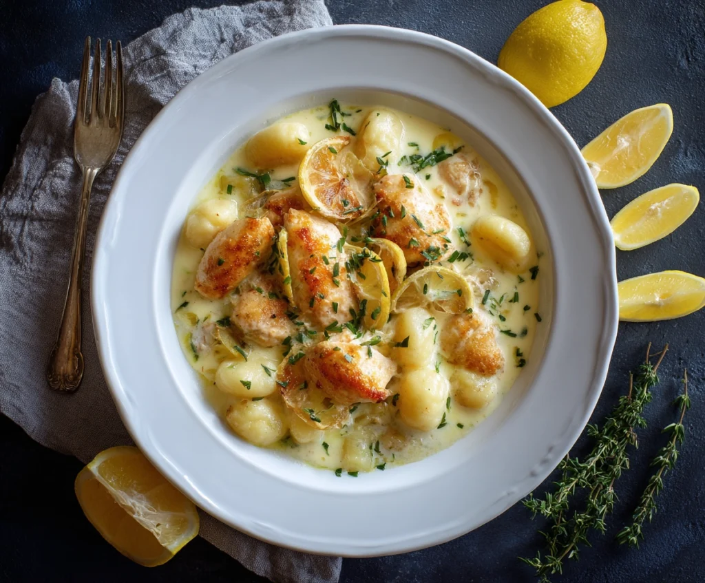 Lemon Chicken Gnocchi