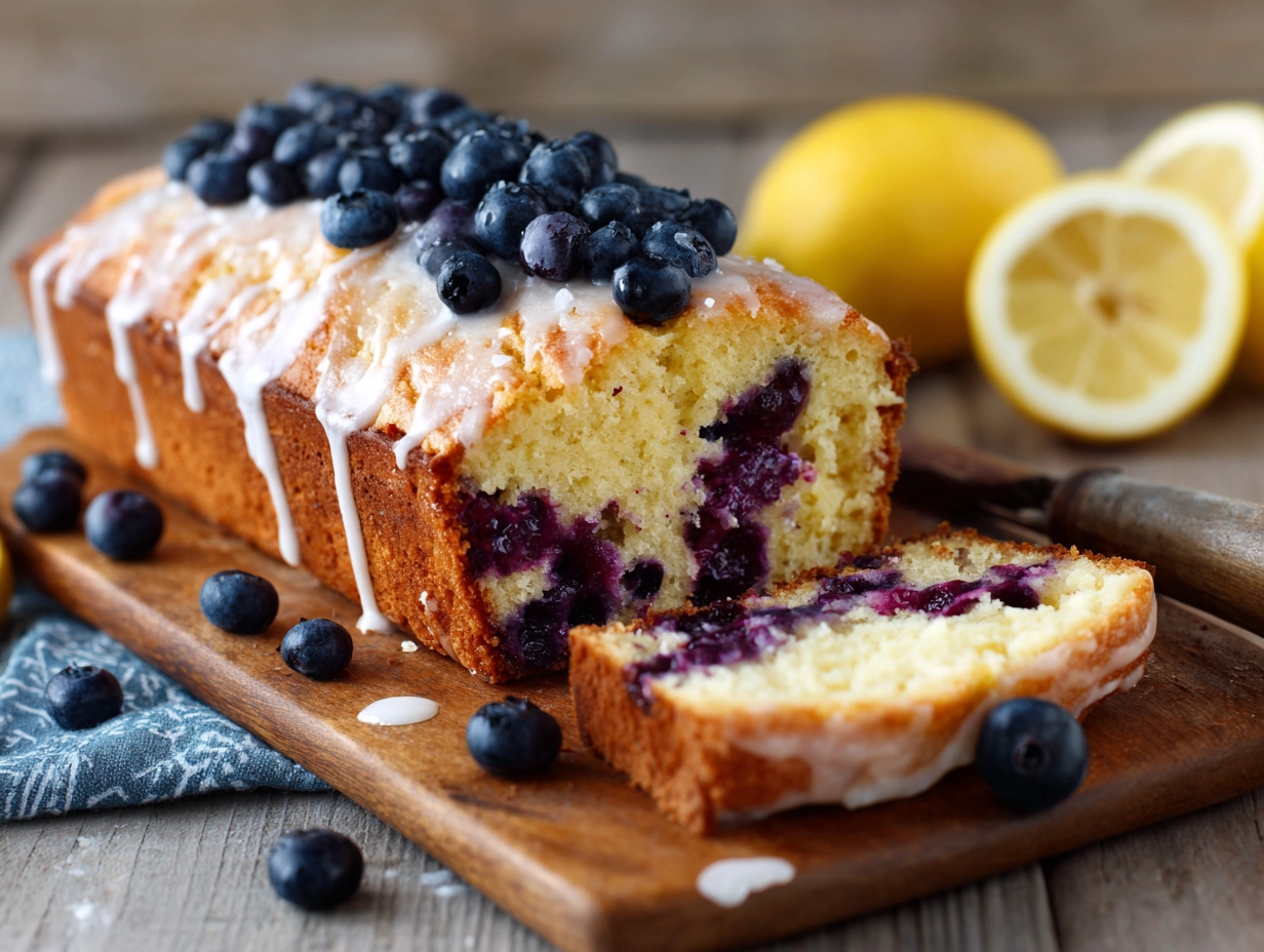 Lemon blueberry loaf recipe