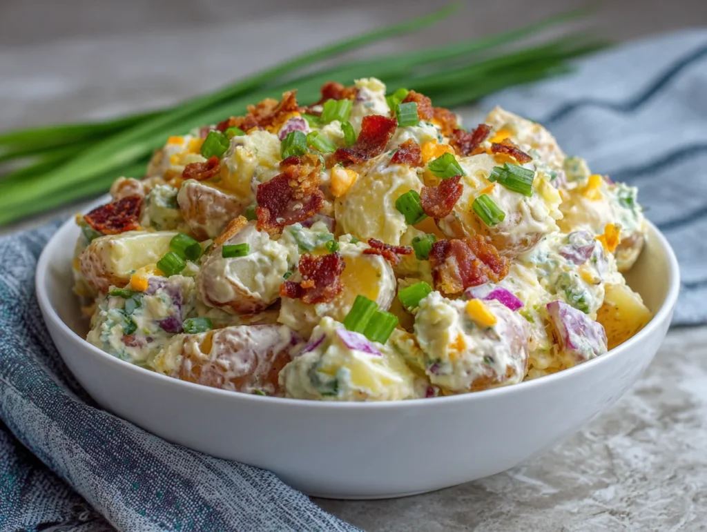 Loaded Potato Salad a Baked Potato Salad