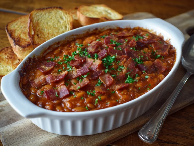 Maple Bacon Baked Beans