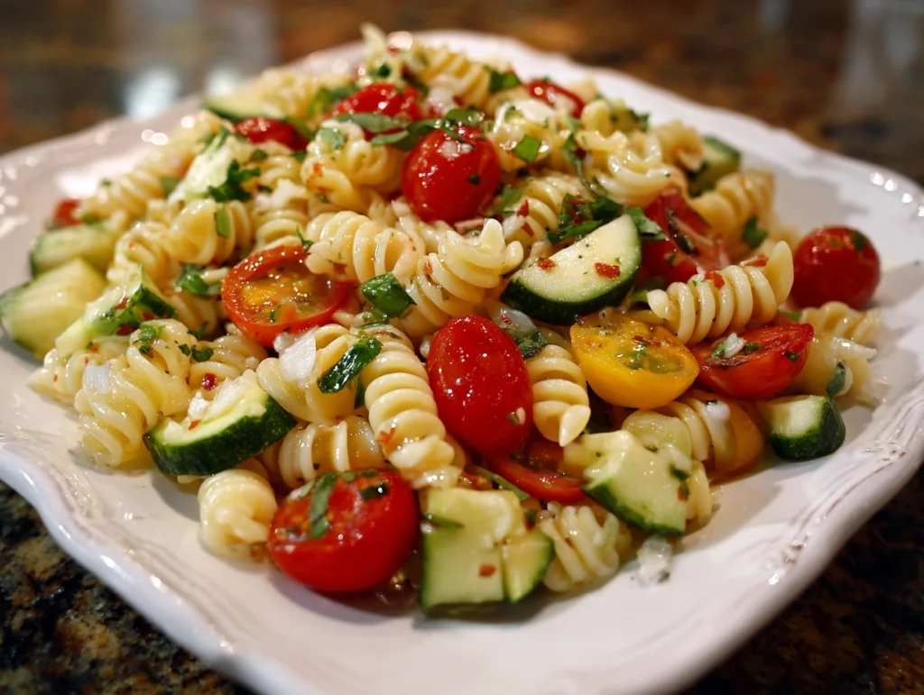 Pasta Salad with Italian Dressing