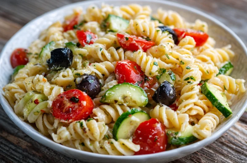 Pasta Salad with Italian Dressing Recipe Everyone