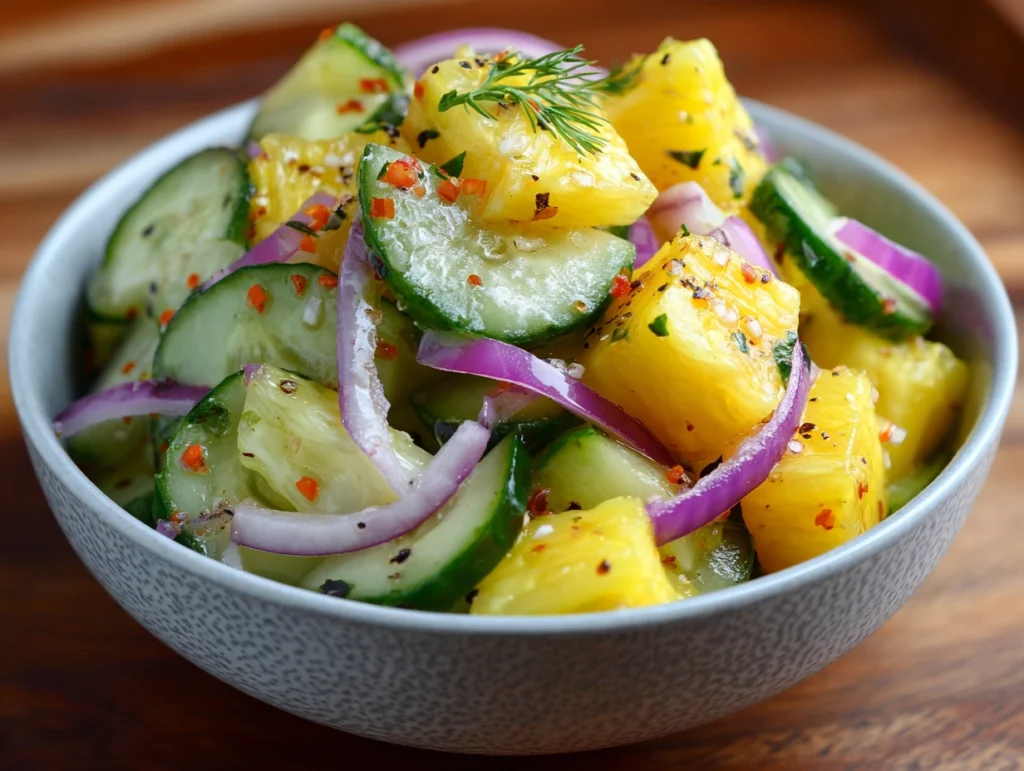 Pineapple Cucumber Salad Recipe