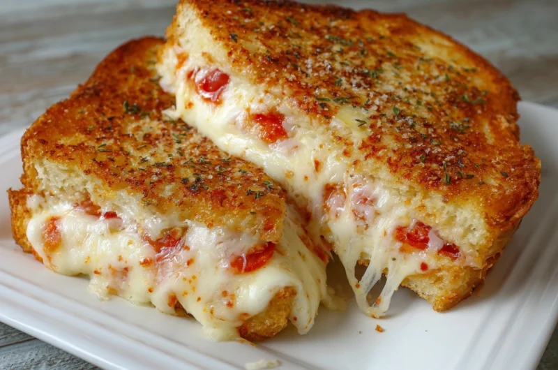 Pizza Grilled Cheese Recipe (Cheesy Comfort Food)