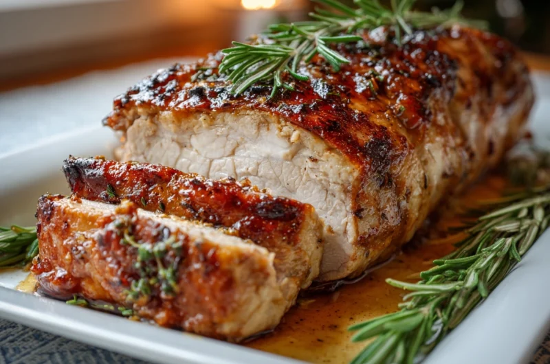 Tender and Juicy Pork Loin Roast Recipe