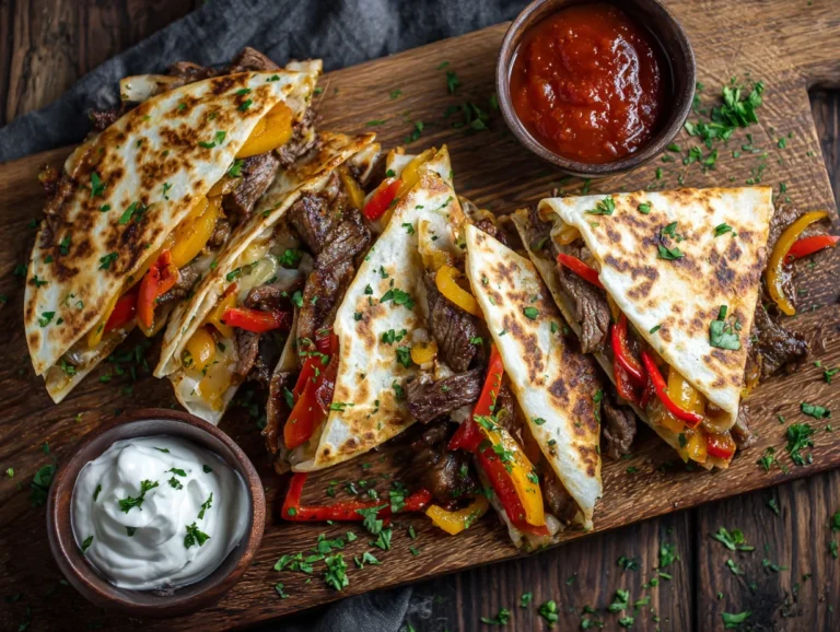 Steak Fajita Quesadillas