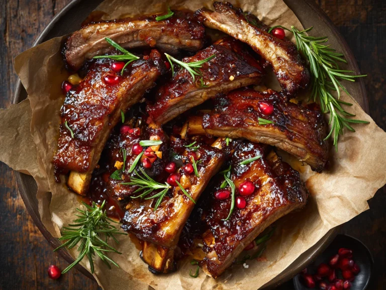 Sticky Asian Baked Pork Ribs