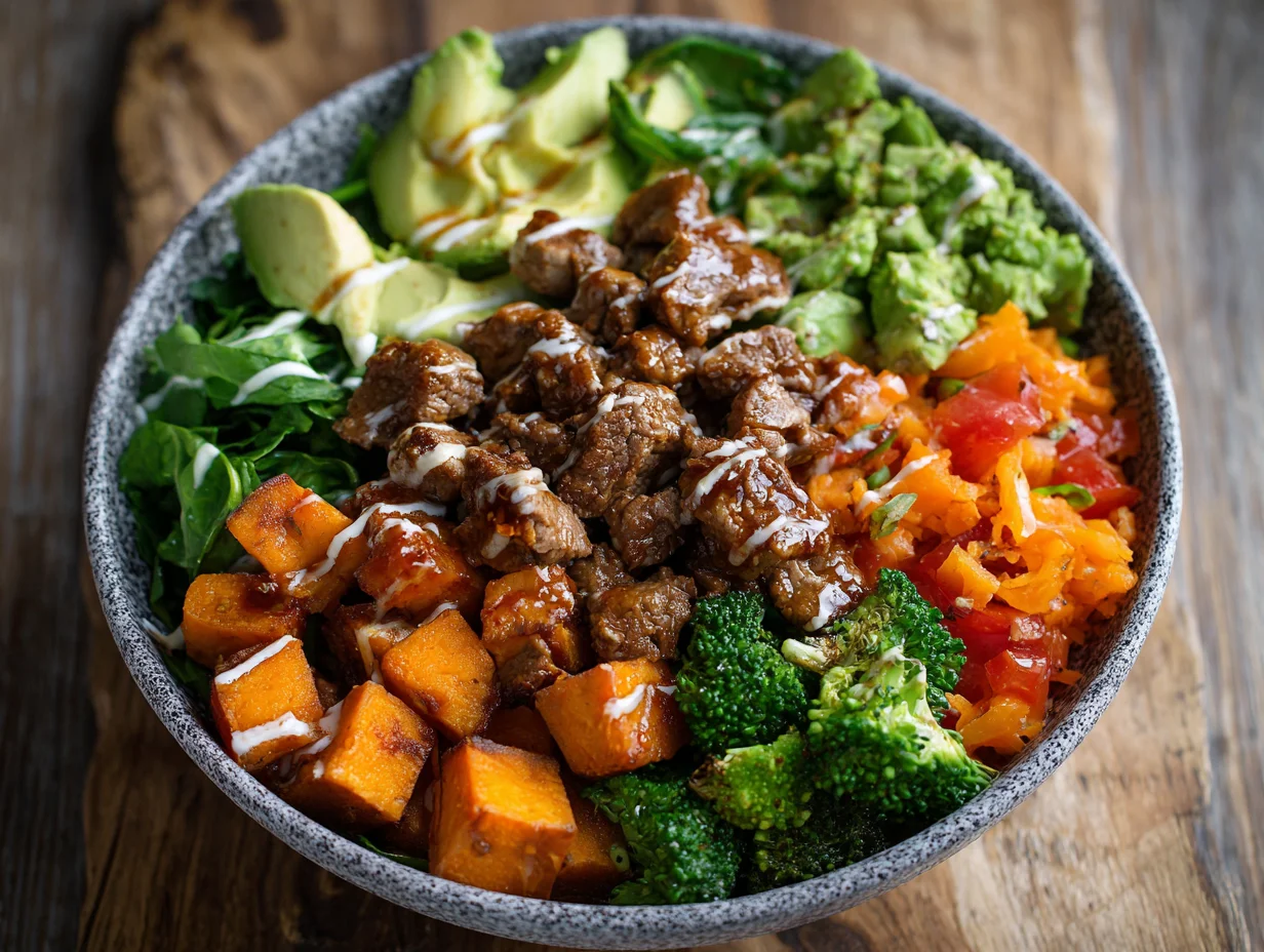 Sweet Potato Beef Bowl